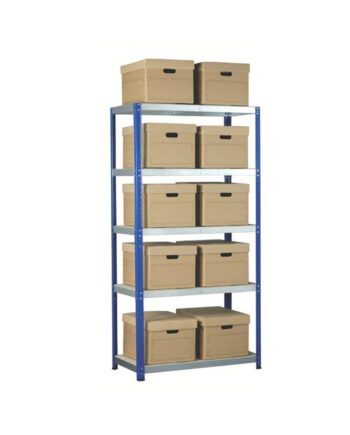 Ecorax Shelving Bay Type 6 - 15 Archive Boxes