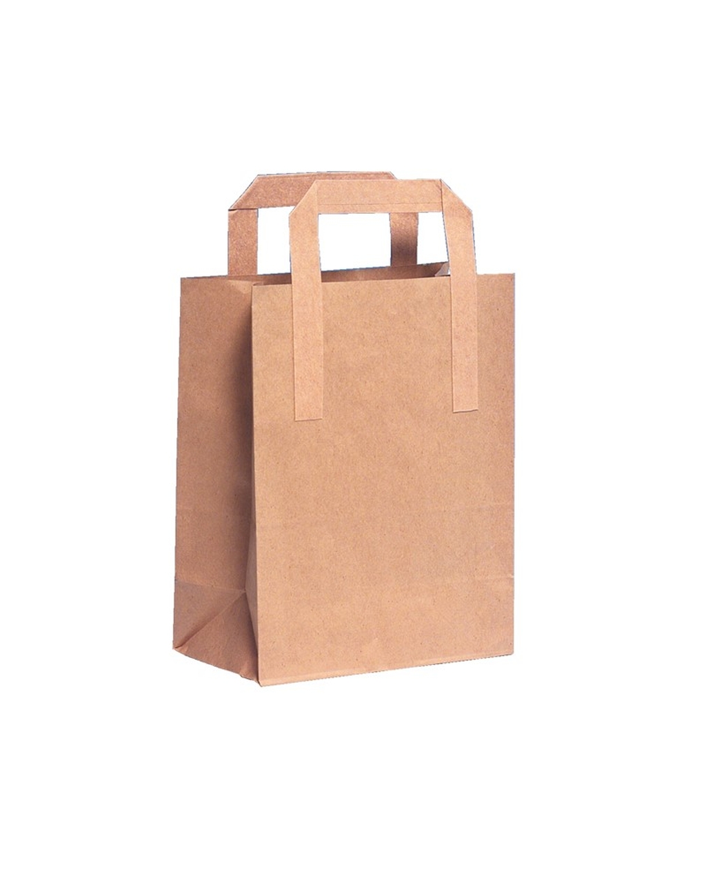 10Pcs Gift Kraft Paper Bag Reusable Solid Color Paper Bag with Handles for  Online Shopping Recyclable Clothing Shopping Bag