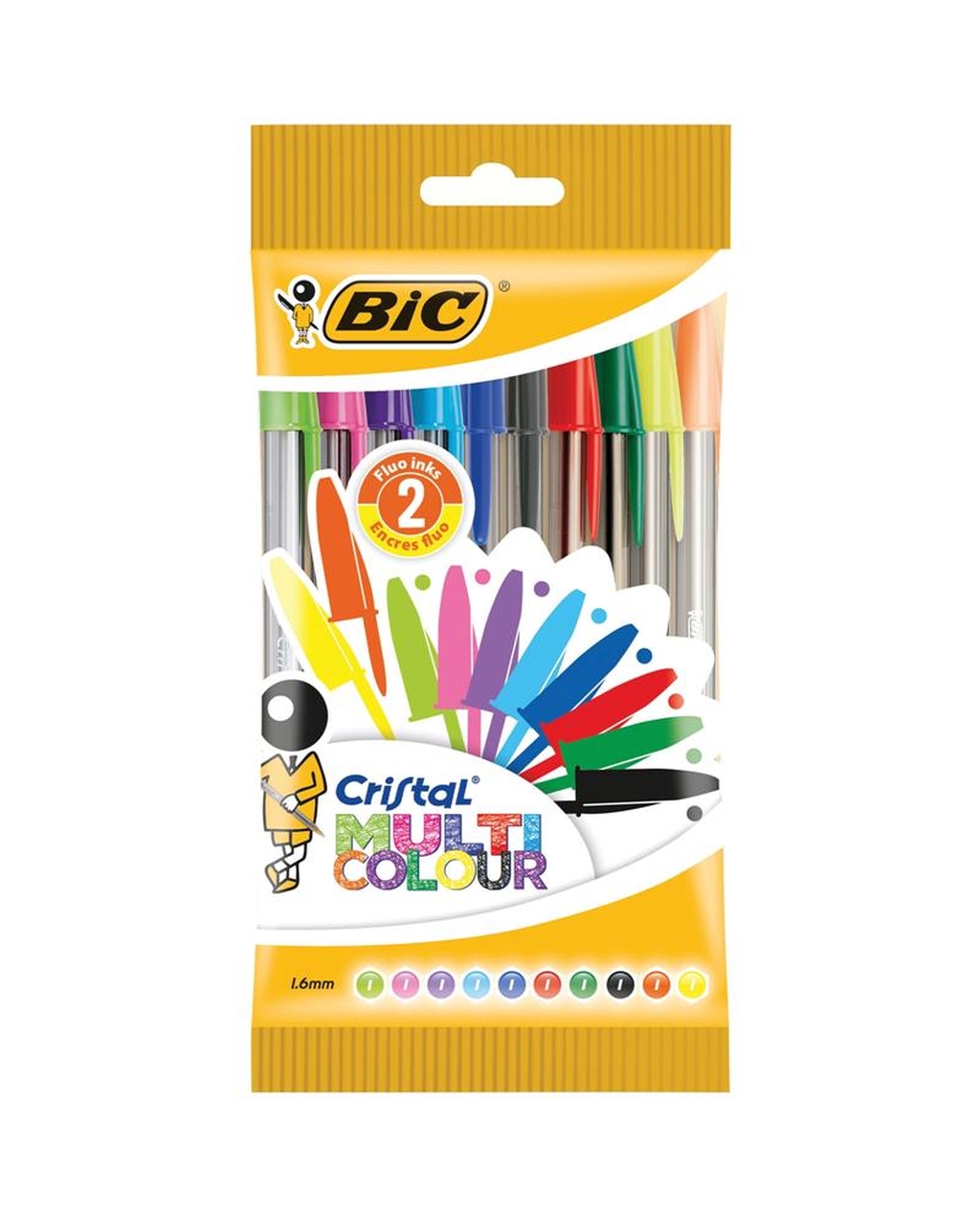BIC Cristal Fun Ballpoint Pen – Assorted Colours – Westcare Education ...