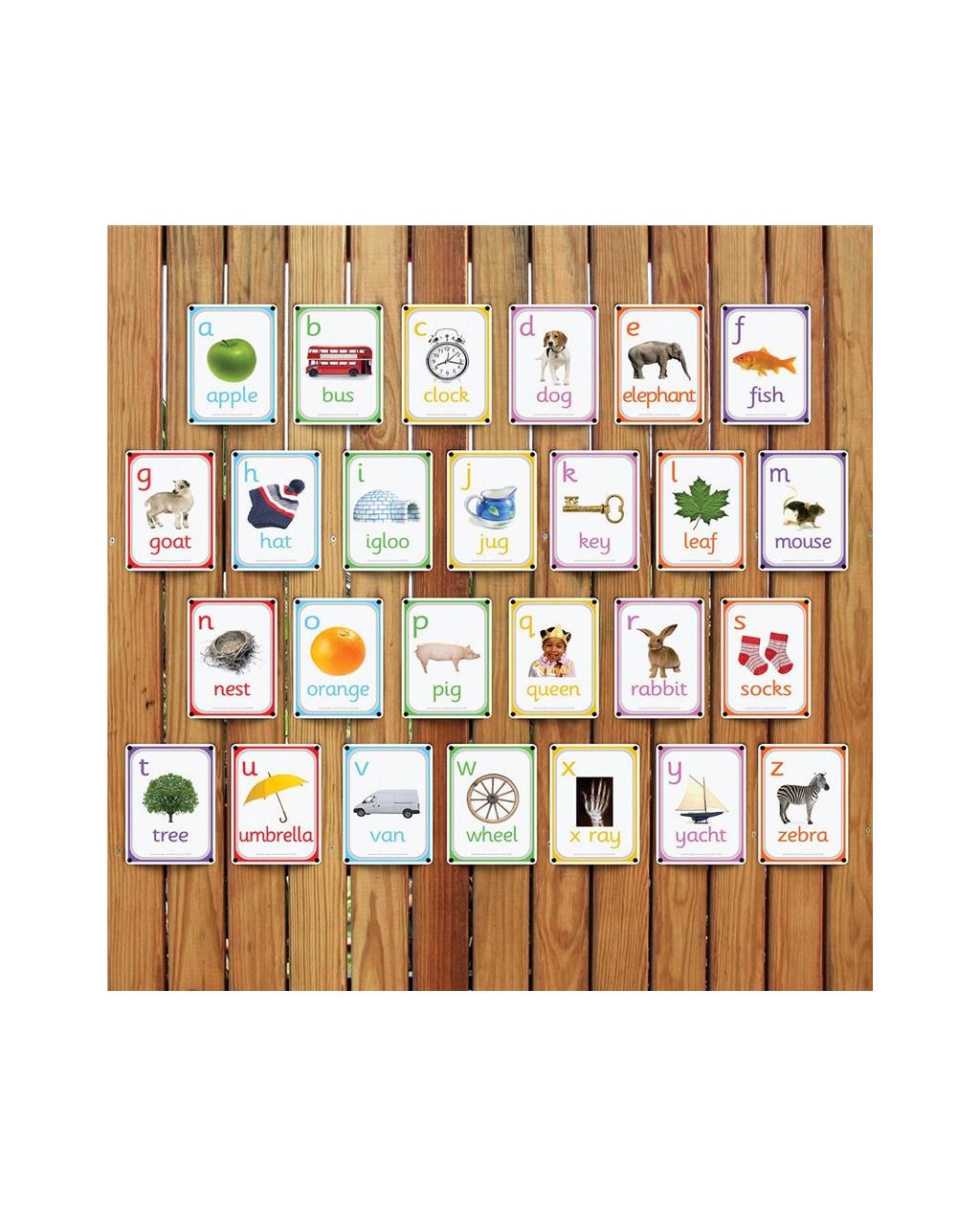 Picture Alphabet Outdoor Learning Boards Set – Westcare Education ...