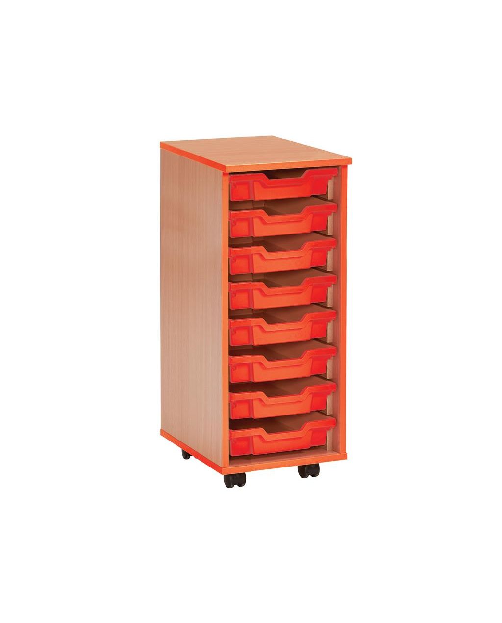 Wooden Tray Unit 1 Column 8 trays – Westcare Education Supply Shop